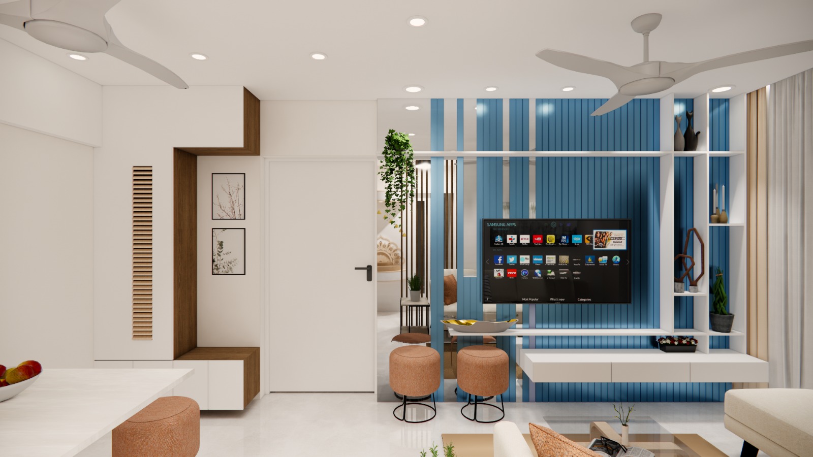 Interior of 3bhk Apartment